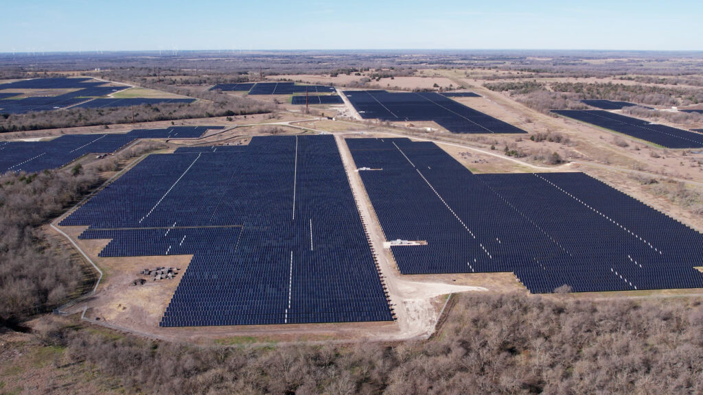 Pisgah Ridge Solar project in Navarro County, Texas